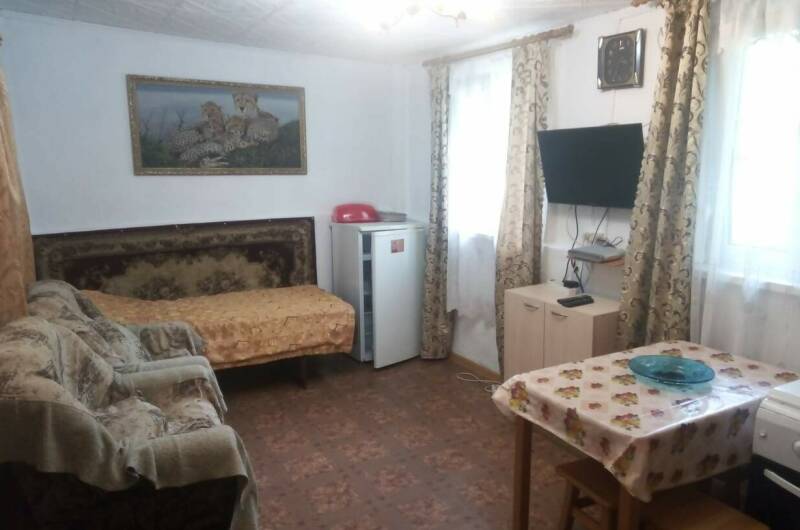 Бабушкин дом в зеленом саду