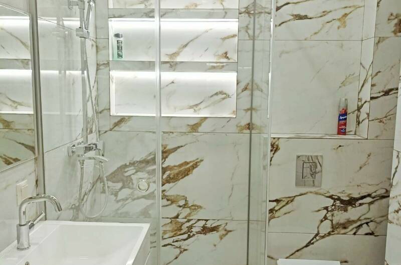 Студия с дизайнерским ремонтом